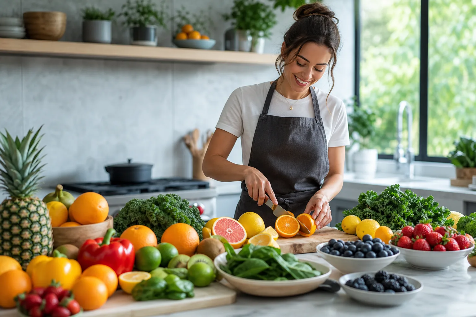 Fruits riches en vitamine C pour renforcer l'immunité naturelle