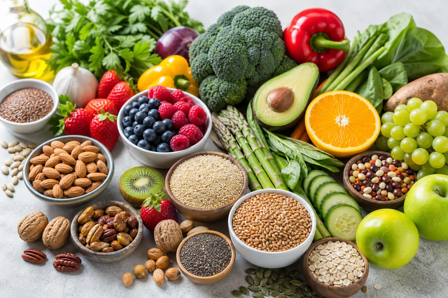Alimentation saine et équilibrée pour la longévité et la santé