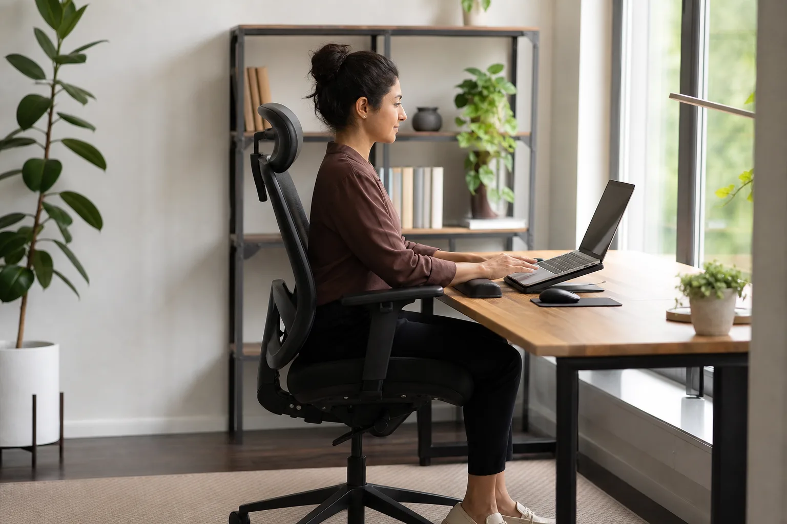 Posture correcte pour soulager dos et nuque au travail