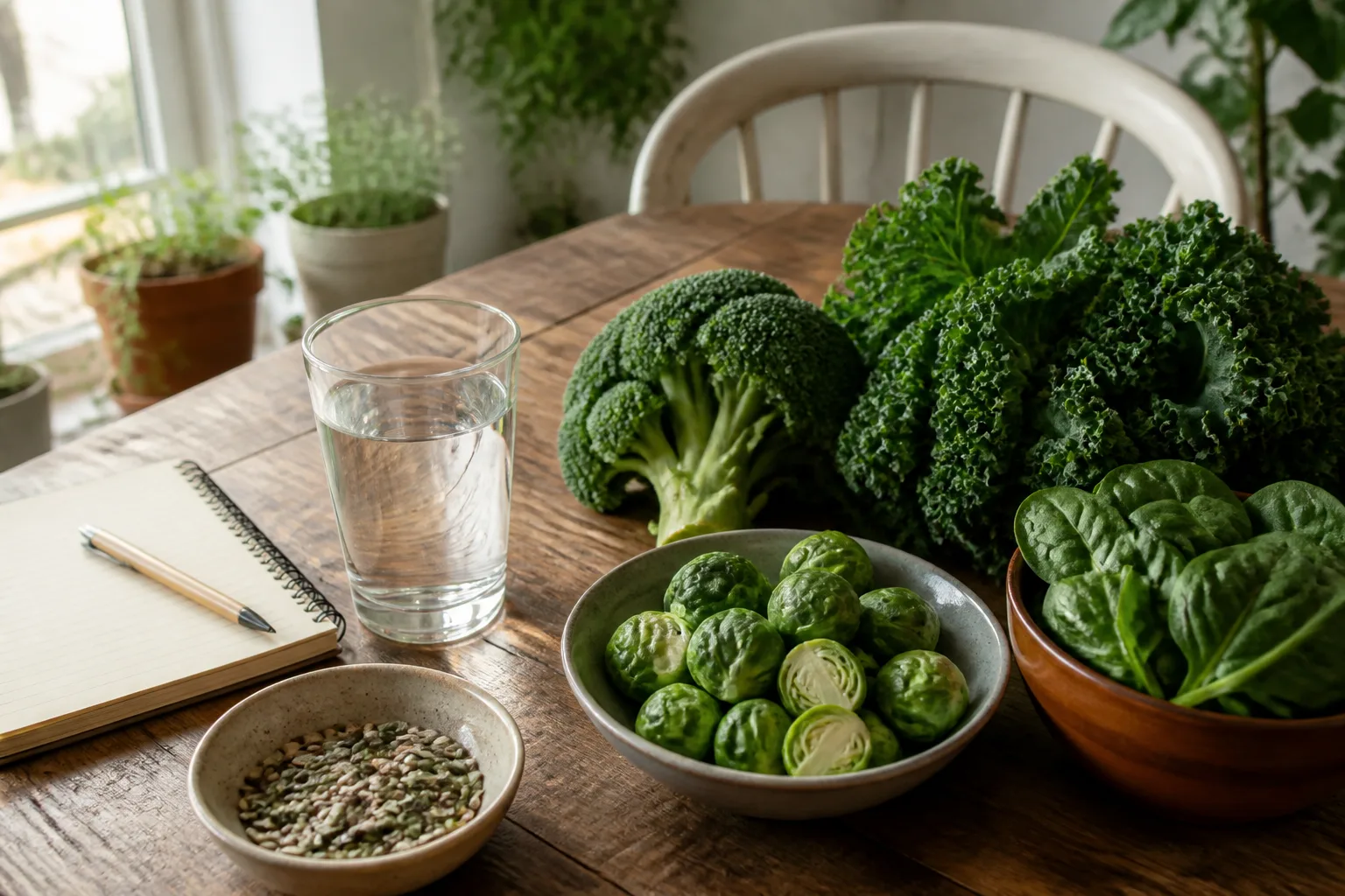 Alimentation équilibrée riche en vitamine K pour la santé