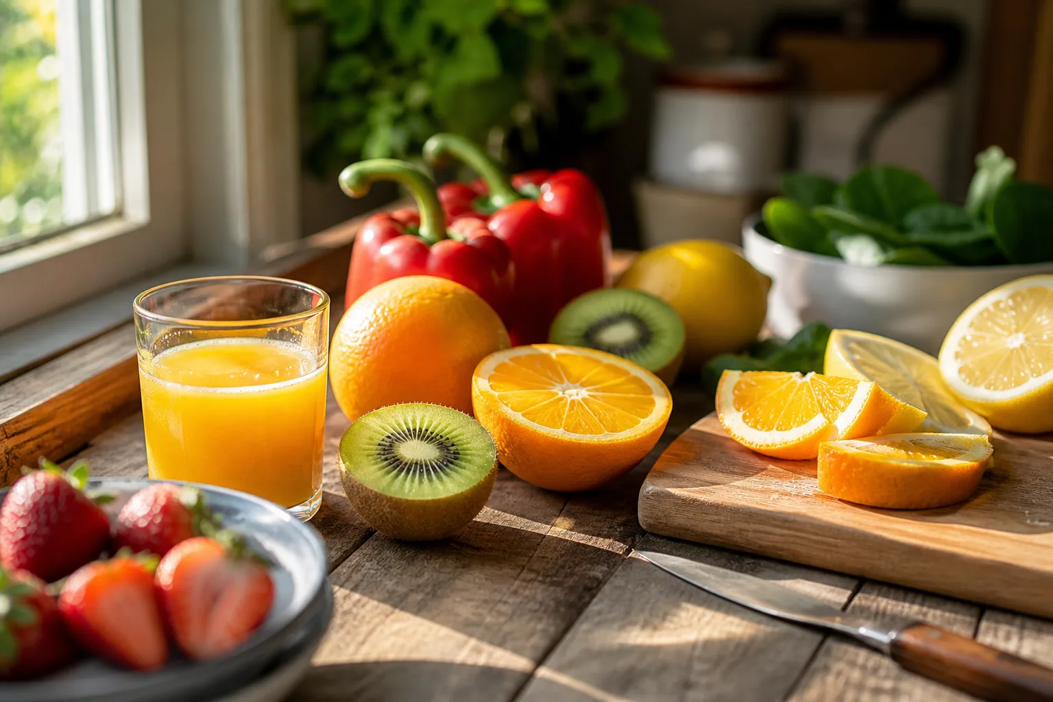 Fruits et légumes riches en vitamine C pour la santé