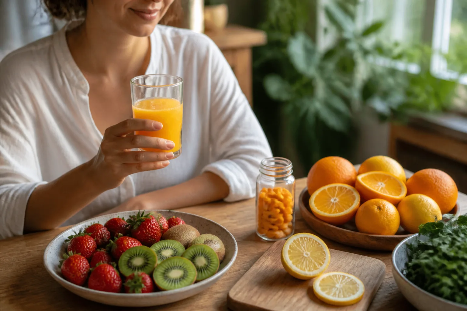 Fruits et légumes riches en vitamine C pour la santé