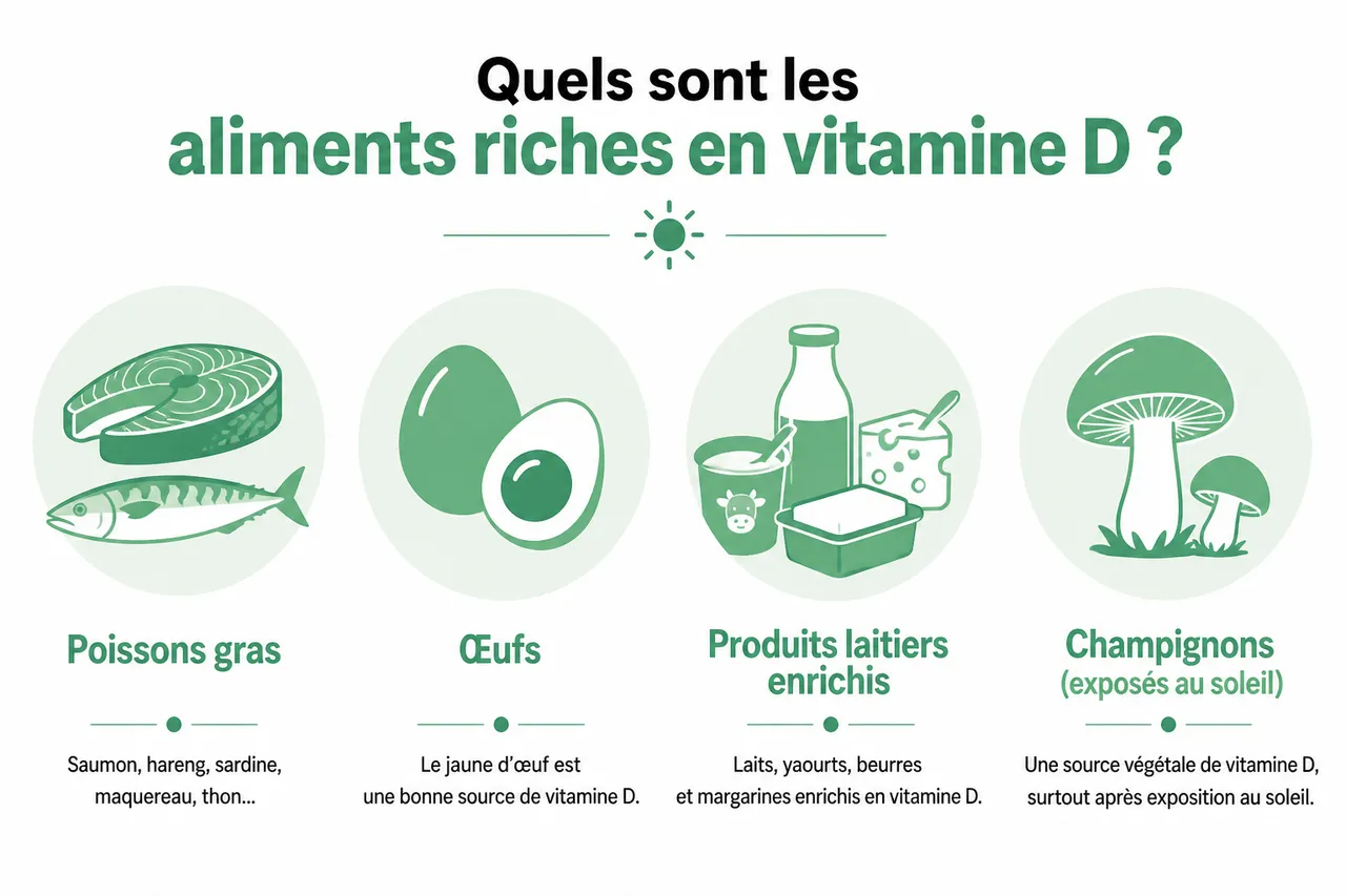 Les aliments riches en vitamine D et ceux qu’on oublie souvent , Quels sont les aliments riches en vitamine D?