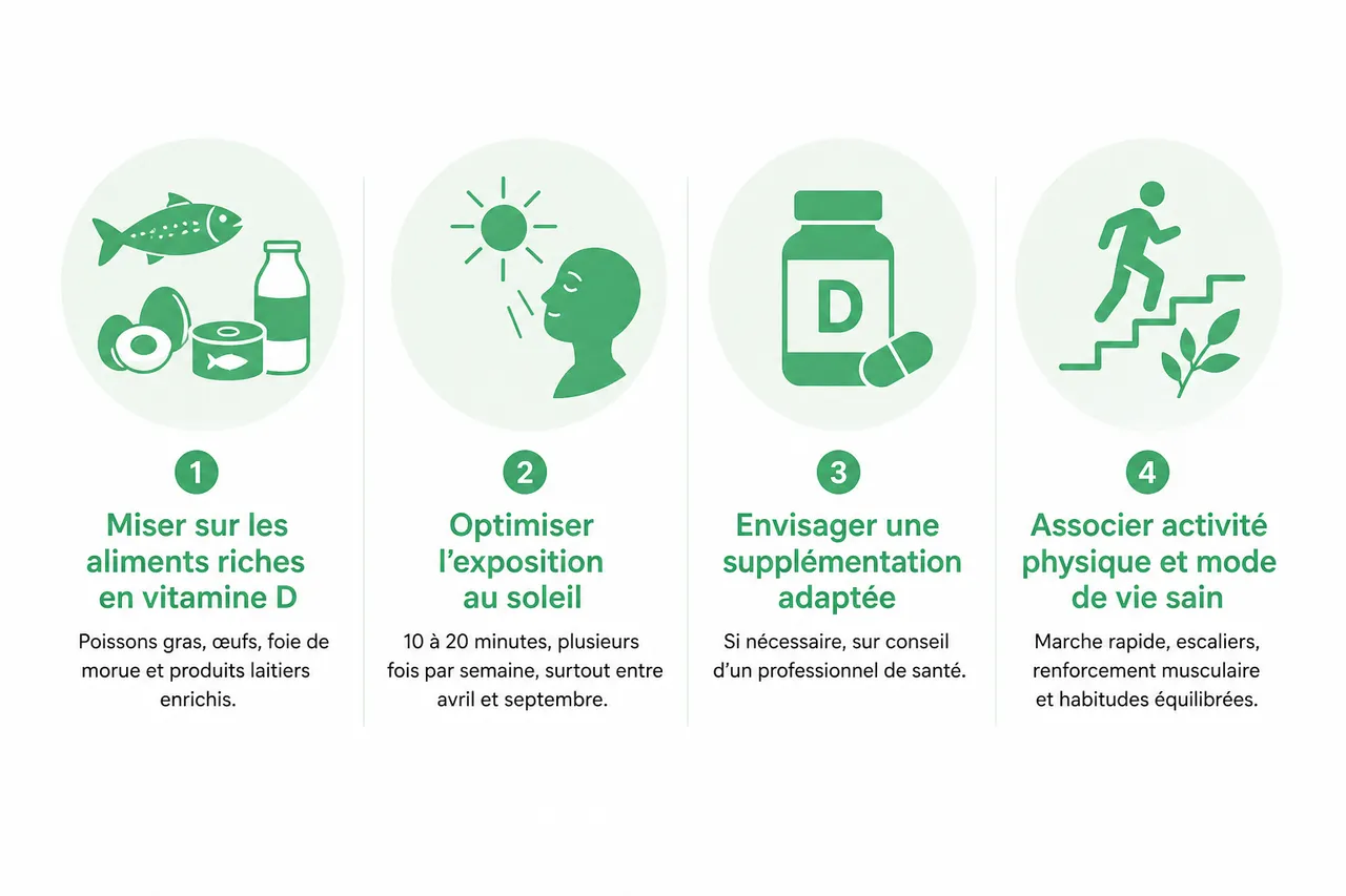 Dosage de vitamine D: quand le faire et comment lire les résultats? , Que faire en cas de carence ou d’excès? Conseils pratiques