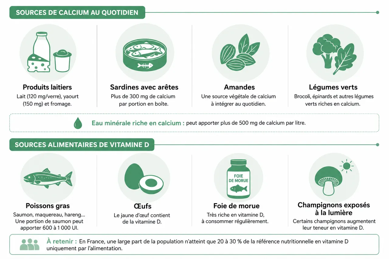 Vitamine D et calcium faut-il les associer systématiquement? , Conseils pratiques pour optimiser l’apport naturel en vitamine D et calcium