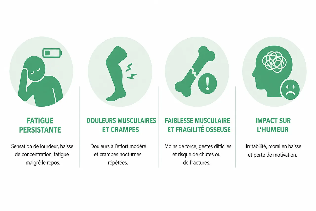 Pourquoi la carence en vitamine D est-elle plus répandue qu’on ne le pense en 2026? , Symptômes, causes et conséquences de la carence en vitamine D