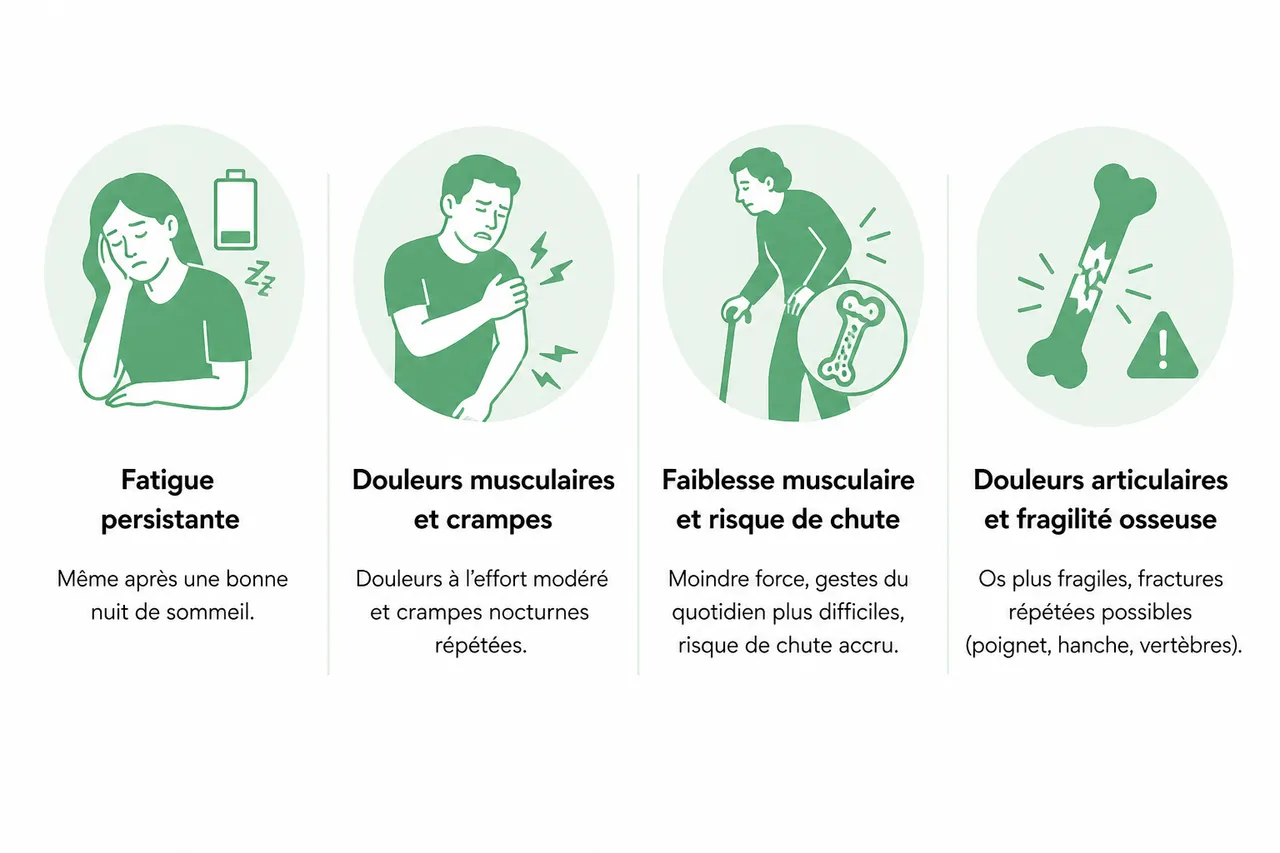 Pourquoi la carence en vitamine D est-elle plus répandue qu’on ne le pense en 2026? , Symptômes, causes et conséquences de la carence en vitamine D
