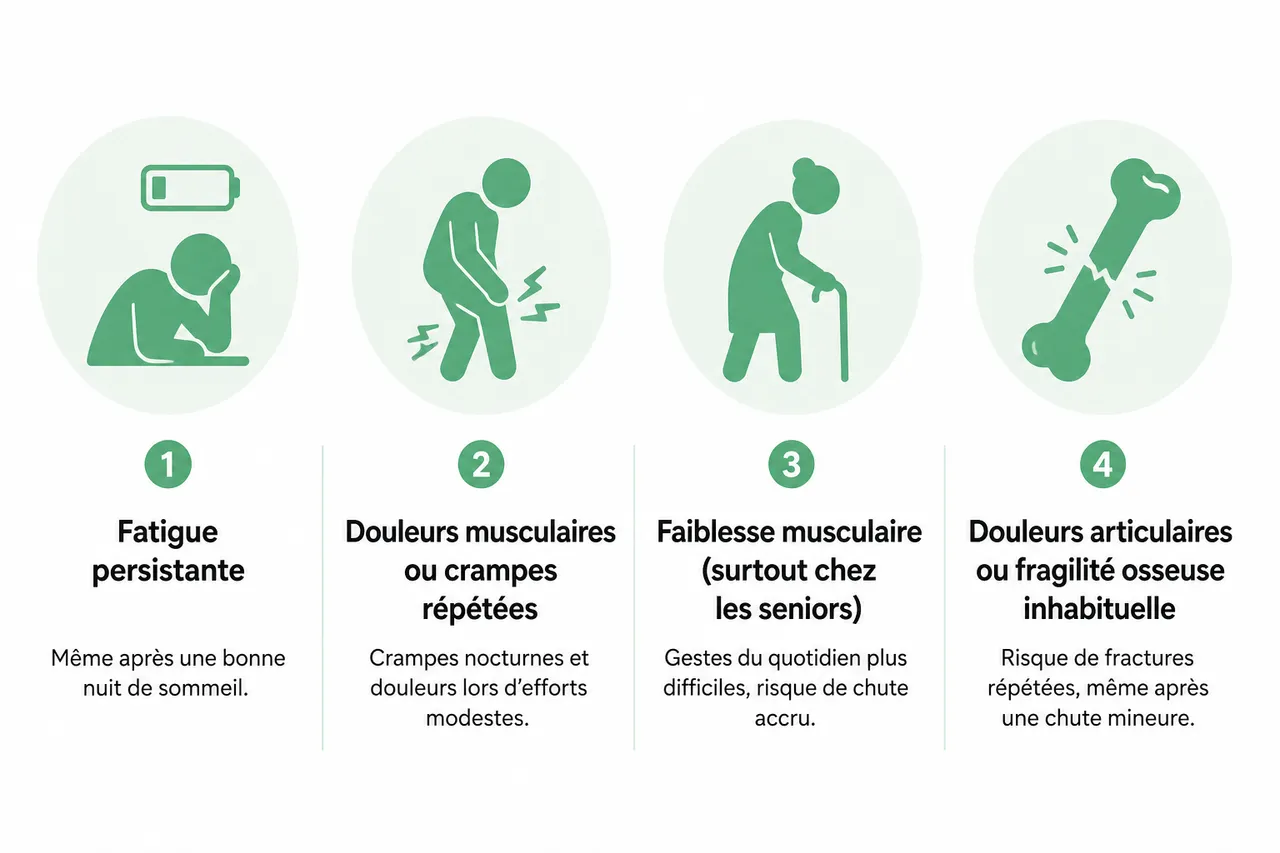 Pourquoi la carence en vitamine D est-elle plus répandue qu’on ne le pense en 2026? , Symptômes, causes et conséquences de la carence en vitamine D