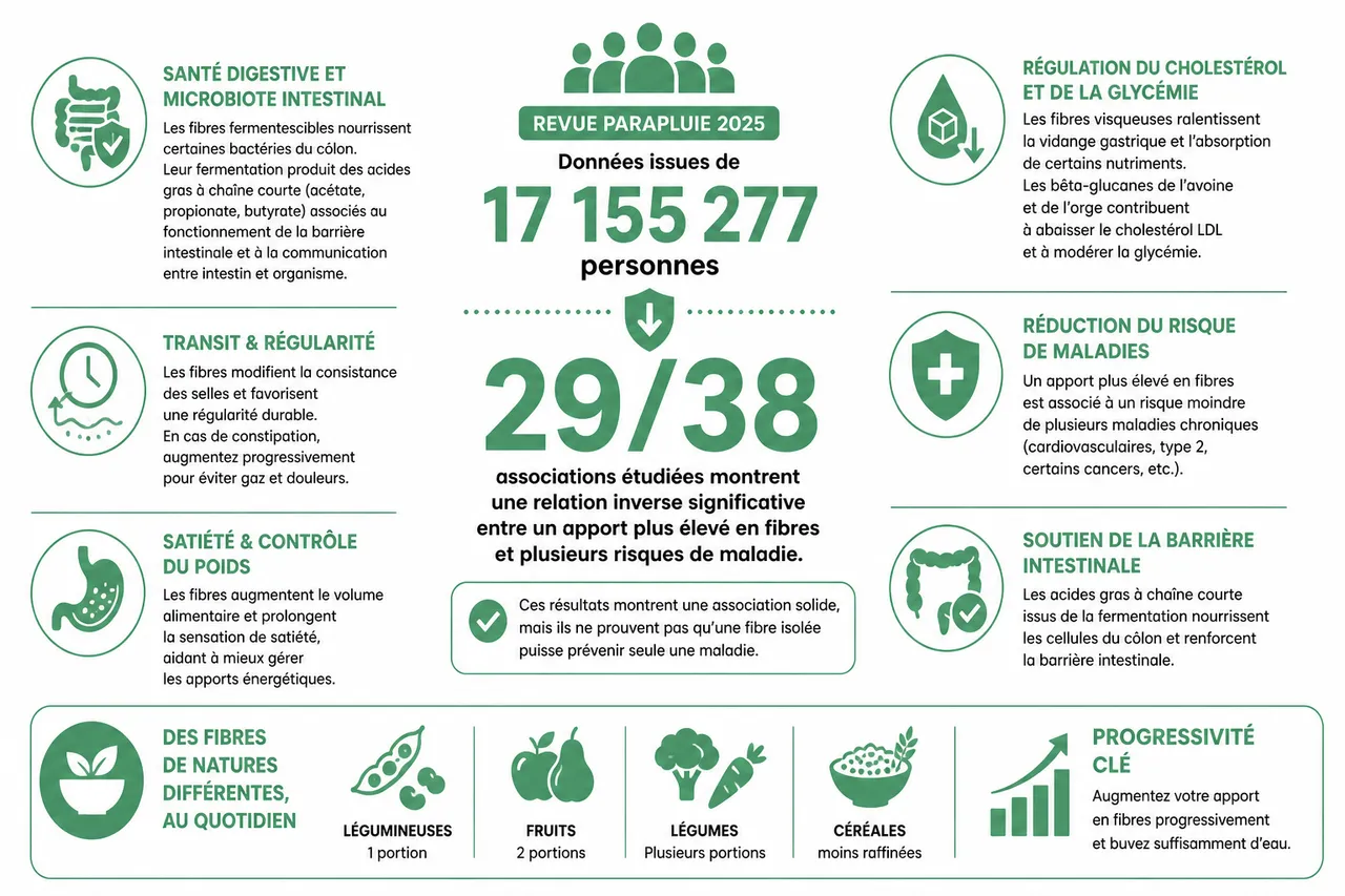 Fibres alimentaires: comment elles améliorent votre santé digestive et globale en 2026 , Les bienfaits des fibres alimentaires pour la santé